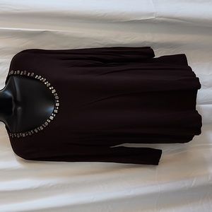 Chico's jeweled lightweight top